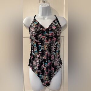 Hula Honey One Piece Swimsuit Size XL E1.2